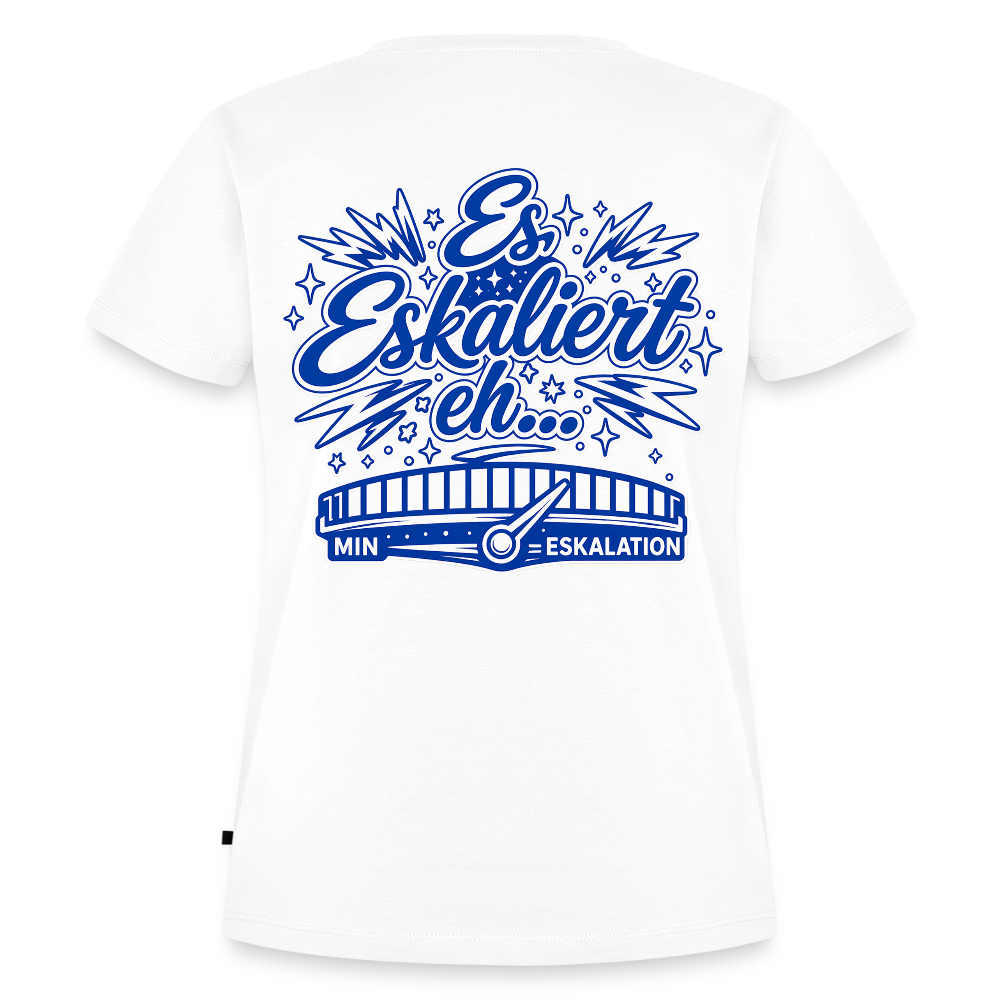 Mädels Party Shirt - Blau - white
